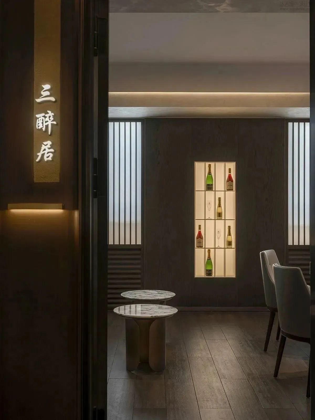 郑州BB贝博大推荐芙蓉湾东方美学餐厅装建设计案例(图7)