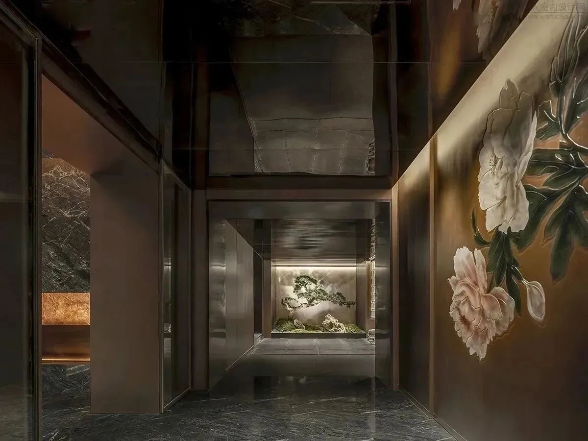 郑州BB贝博大推荐芙蓉湾东方美学餐厅装建设计案例(图6)