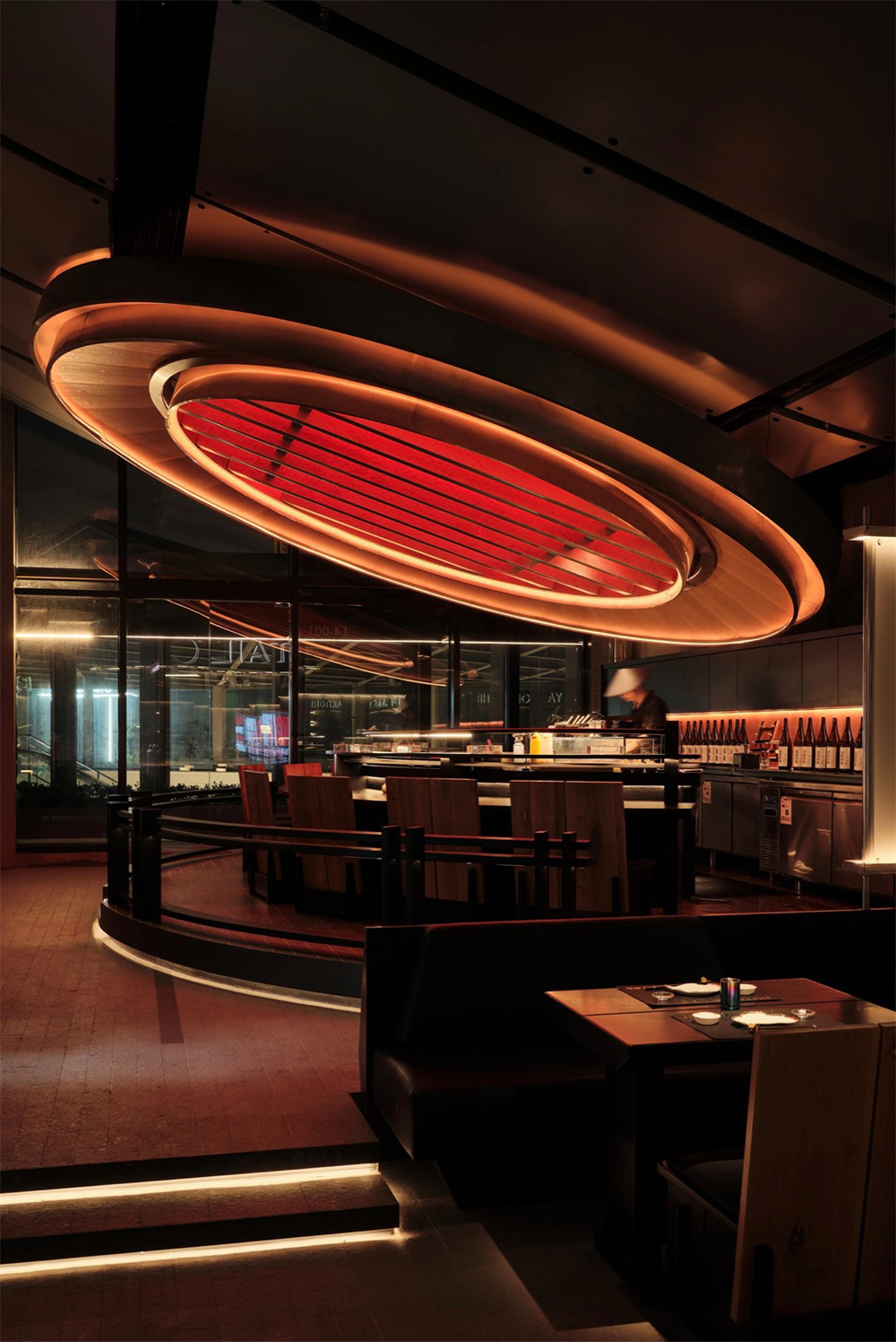 酒饕隐?日式烧鸟酒吧复合餐厅装建设计案例(图5)