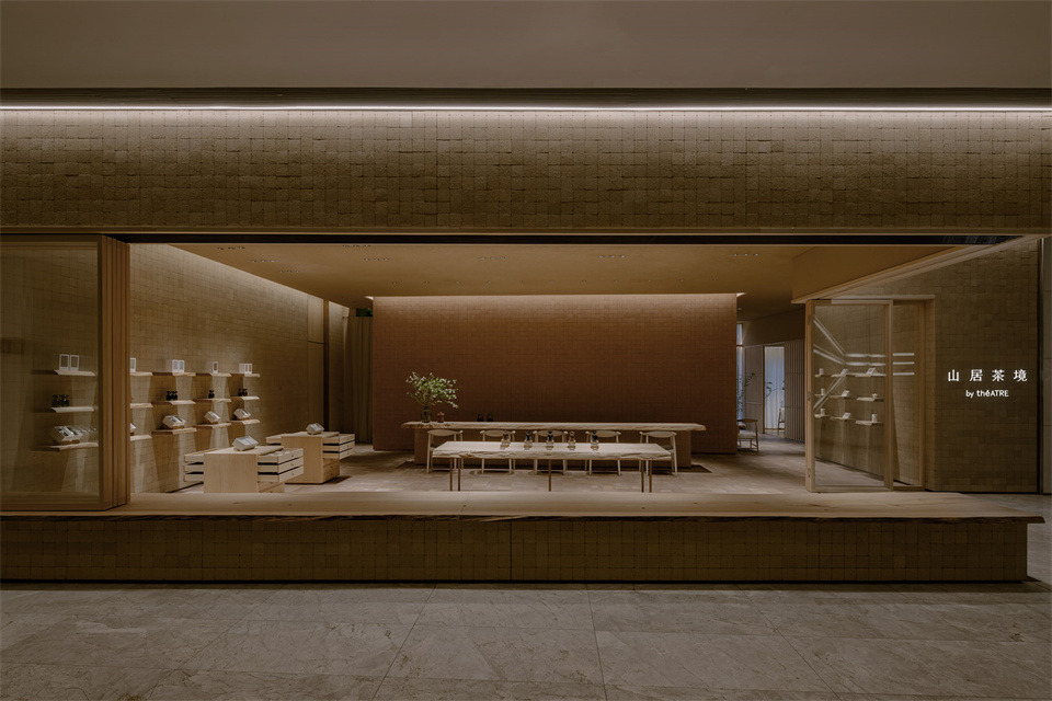 théATRE茶聚场山居茶境旗舰店装建设计规划(图1)
