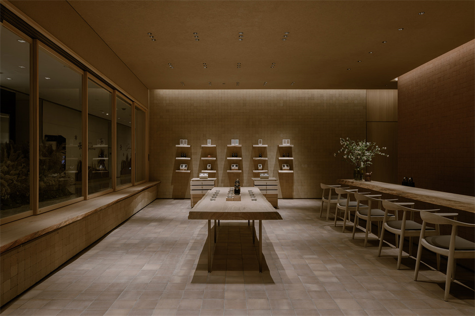 théATRE茶聚场山居茶境旗舰店装建设计规划(图3)