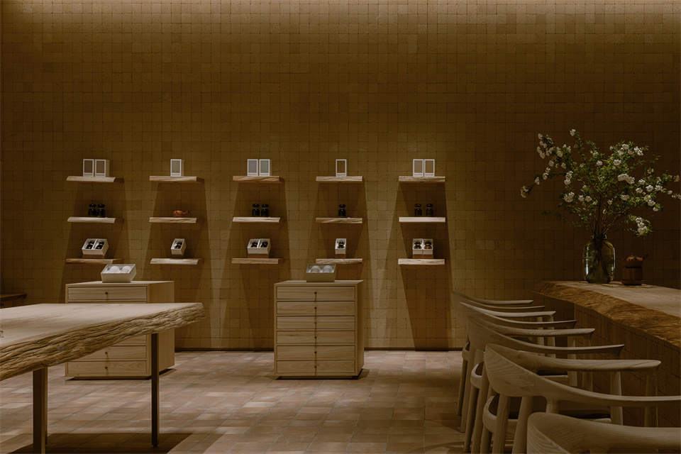 théATRE茶聚场山居茶境旗舰店装建设计规划(图8)
