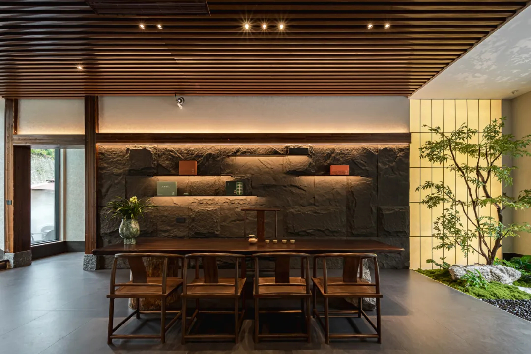 东方美学  五峰如院天井餐厅装建设计(图4)