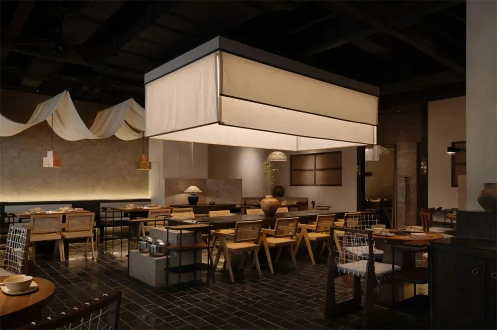 有温度的乡土风  村上炊烟火锅店装建设计(图4)
