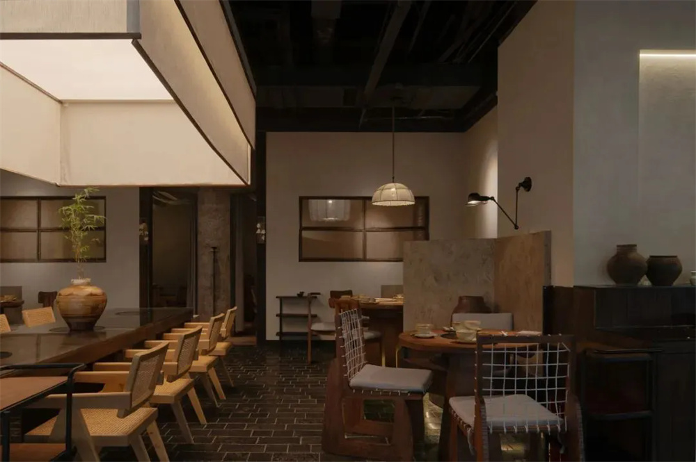 有温度的乡土风  村上炊烟火锅店装建设计(图5)