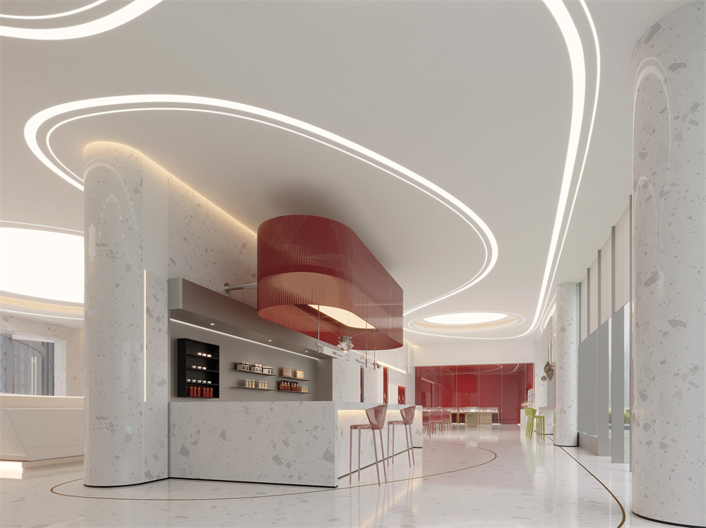 河南商丘柘城力量钻石展厅装建设计案例成效图