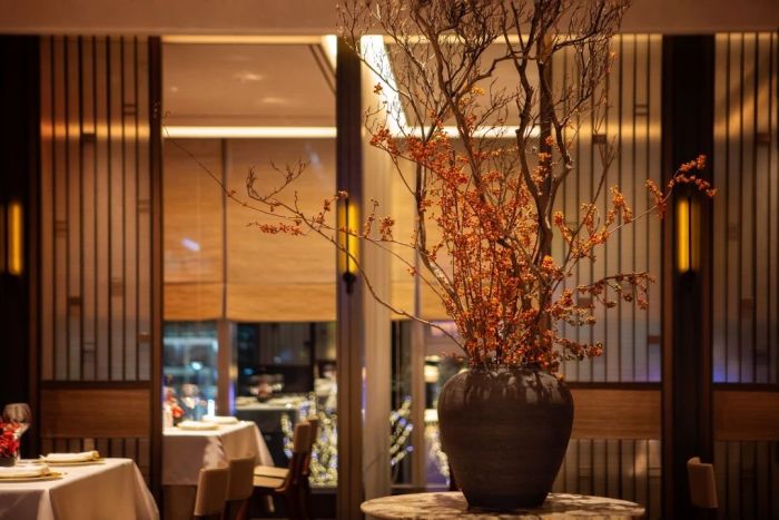传统古典粤宴中餐厅装建设计实景图(图3)